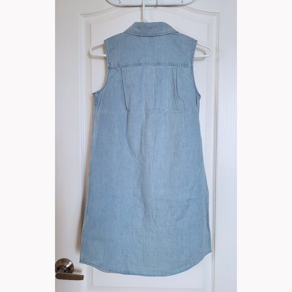 NWOT Lole Light Wash Denim Sleeveless Dress (XS) - Picture 3 of 9
